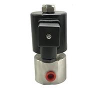 100bar 10MPa 2 Way Water high Pressure Solenoid Valve 1/4 3/8 220V 24V Orifice 2mm SS304 Large Flow(NPT-DC12V)
