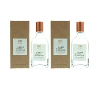 100Bon Carvi & Jardin De Figuier Eau de Parfum Spray 50ml x 2