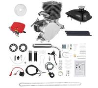 100CC 2-Stroke Bicycle Engine Kit Fits 26" 28" Bicycle,Bike Bicycle Motorized Single Cylinder Petrol Gas Motor Engine Kit Full Set,CDI Ignition Mode,Air Cooling,Conversion Set Motorized