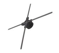 100cm 3D Holographic Projection Advertising Machine, 1600x1184 Eye 3D Holographic Projection Fan For Commercial Shop Sign Wide Viewing Angle