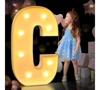 100cm/3FT Light Up Letter C, Marquee Light Up Letters, Mosaic Giant Marquee Letters, Anniversary Party Decorations, Birthday Wedding DIY Decor
