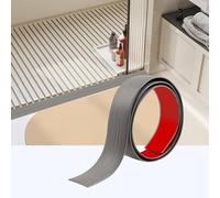 100cm*4cm Self-Adhesive Transition Strip, PVC Door Threshold Strip, Threshold Strips for Doorways for Connecting Floor Gaps, Carpet Threshold Transitions, Floor Tiles(New Grey)
