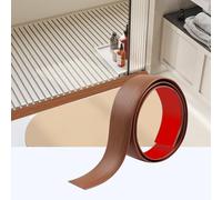 100cm*4cm Self-Adhesive Transition Strip, PVC Door Threshold Strip, Threshold Strips for Doorways for Connecting Floor Gaps, Carpet Threshold Transitions, Floor Tiles(Thai Teak)