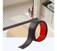 100cm*4cm Self-Adhesive Transition Strip, PVC Door Threshold Strip, Threshold Strips for Doorways for Connecting Floor Gaps, Carpet Threshold Transitions, Floor Tiles(Black Walnut)