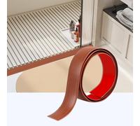 100cm*5cm Self-Adhesive Transition Strip, PVC Door Threshold Strip, Threshold Strips for Doorways for Connecting Floor Gaps, Carpet Threshold Transitions, Floor Tiles(Walnut)