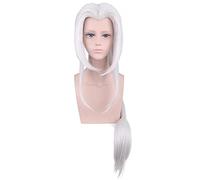 100cm Arena Of Valor: 5v5 Arena Game Silver White Long Straight Cosplay Wig Synthetic Hair Perucas Ancient Chinese Party Wigs