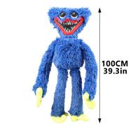 100CM Blue Huggy Wuggy Poppy Playtime Plush Toy Game Soft Doll Toys