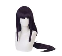 100cm Danganronpa:Trigger Happy Havoc Cosplay Mikan Tsumiki Wigs Long Purple Wavy Heat Resistant Synthetic Hair Wig + Wig Cap