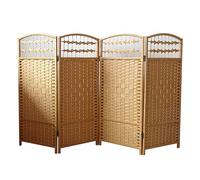 100CM High Folding Dressing RoomShort Portable Privacy Screen for Home Office Garden Terrace (Color1 100x40CM 6Piece Set)