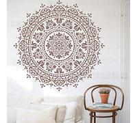 100cm Huge Giant Mandala Indian Arabic Ethnic Round Stencil Stencils Mandala Template Reusable Paint Big for Decor Patterns Templates Painting Tile Flooring Walls Large to Decoration Frames