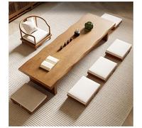 100cm Japanese Minimalist Low Coffee TableMeditation Altar Table Large Wooden Dining Table for Living Room and Dining Room Stylish Floor Furniture