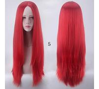 100Cm Long Staight Cosplay Wig Heat Resistant Synthetic Hair Anime Party wigs 10 color Colourful 5