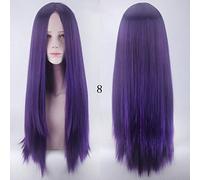 100Cm Long Staight Cosplay Wig Heat Resistant Synthetic Hair Anime Party wigs 10 color Colourful 8