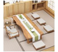 100cm Minimalist Japanese Low Coffee TableMeditation Altar Table Large Wooden Dining Table for Living Room & Dining Room Modern Design