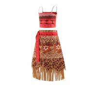 (100cm) Moana Dresses Girls Kids Cosplay Costume Vaiana Princess Dress Children Carnival Party Fancy Dress Hawaiian Adult Disney Costume