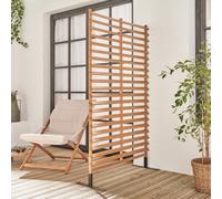 100Cm Outdoor Wooden Screen Natural - Sweeek