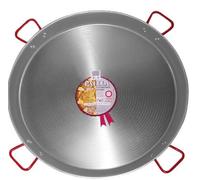100cm PAELLA PAN SPANISH TRADITIONAL, PROFESSIONAL & CATERING, POLISHED STEEL