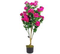100cm Premium Artificial Azalea Pink Flowers Potted Plant