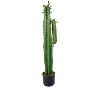 100cm Premium Artificial Cactus with pot Leaf Green One Size