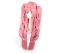 100CM Seraph Of The End Krul Tepes Long Straight Wig Owari no Synthetic Hair Anime Cosplay Ponytail Wigs