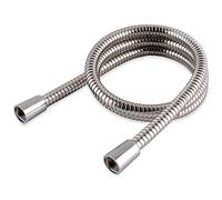 100cm Short Shower Hose - 10mm Internal Bore - Stainless Steel - for Hair Washing, Baths and Bidets - UK Seller