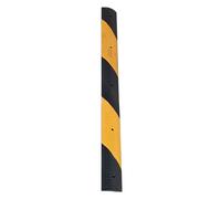100cm Speed Ramp,Rubber Road Bump,Yellow And Black,Suitable For Asphalt Concrete Gravel Driveway Indoor Outdoor
