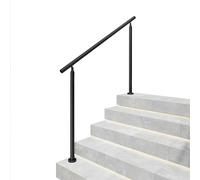 100cm Stainless Steel handrail Safety Rail Outdoor and Indoor Handrail Mobility Grab Rail Black