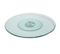 100cm Tempered Glass Rotating Tray Transparent Lazy Susan Kitchen Turntable 90cm Bearings Rotating Tray for Dining Table (Size : 80cm/31)
