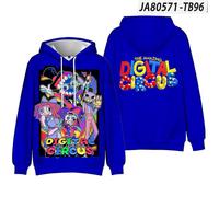 (100CM) The Amazing Digital Circus Magical Digital Circus Hooded Sweatshirt