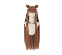 100cm Thick Raphtalia Straight Long Brown Wig Cosplay Costume Synthetic Hair Halloween The Rising of the Shield Hero Cosplay Wig