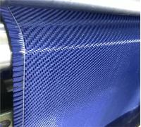 100cm Wide Real All Kevlar Aramid Fiber Fabric 3K 240gsm Blue 40" X 20" / 100cm X 50cm Wide 2x2 Twill Roll Up(1m x 0.3m a Slice)