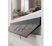 100cm Window Flashing, Rain Deflector Strip, Sill Waterproofing, Adhesive Rain Guard, for External Sash Windows, Outdoor Eaves(5.5cm,100cm/39in)