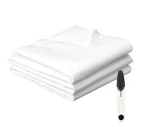 100cm x 3m White Fusible Interfacing Fabric with Mini Scissors, Medium Weight Iron On Interfacing for Sewing, Single Sided Non Woven Stabilizer for Quilting, Dressmaking, Collars, Cuffs and Crafts