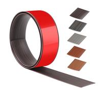 100cm x 4cm Threshold Strip Self-Adhesive，Floor Transition Strips Carpet Edge Trim PVC,Carpet Edging Trim for Kitchen/Living Room,Door Strip for Joining Floor Gaps/Tiles/Carpet（Black Walnut）