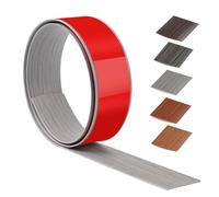 100cm x 4cm Threshold Strip Self-Adhesive，Floor Transition Strips Carpet Edge Trim PVC,Carpet Edging Trim for Kitchen/Living Room,Door Strip for Joining Floor Gaps/Tiles/Carpet（New Ash Wood Grain）