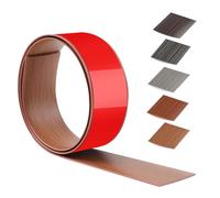 100cm x 5cm Threshold Strip Self-Adhesive,Floor Transition Strips Carpet Edge Trim PVC,Carpet Edging Trim for Kitchen/Living Room,Door Strip for Joining Floor Gaps/Tiles/Carpet(Teak Wood Grain)