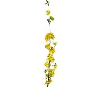 100cm Yellow Blossom Spray Stem