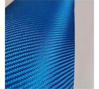100cmx50cm Fiber Electroplated Fabric Cloth Twill Fiber Cloth 240gsm 1M Width for Car Modification(Blue)