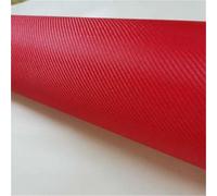 100cmx50cm Fiber Electroplated Fabric Cloth Twill Fiber Cloth 240gsm 1M Width for Car Modification(Red)