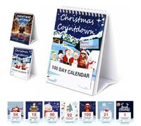 100day Christmas Countdown Calendar 2026 Reusable Christmas Advent Calendar (A-1PCS)