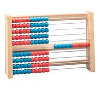 100er Rechenrahmen rot / blau