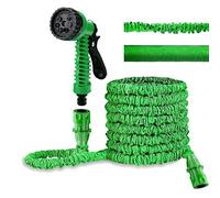 100ft 30m Garden Hose Pipes Expandable Expanding Magic Hosepipe Extension with Spray Gun 7-Pattern Nozzle Flexible Easy to Storage
