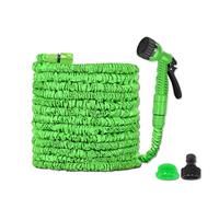 100FT Expandable Flexible Garden Hose Magic Pipes Car Washing Gardening with 7 Setting Professional Water Spray Nozzle Gun Hoses