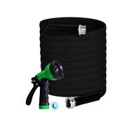 100FT Heavy Duty 3/4" Garden Hose with 10-Pattern Sprayer - Triple Layer Anti-Burst, 400PSI Pressure Resistant, Aluminum Fittings, All-Season Flexible Hose for Outdoor Watering