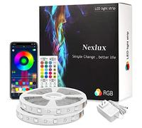 100ft Led Strip Lights, Hassle-Free App Quickly Install Music Sync Color Changing Two Pack 50ft Long LED Lights Non-Waterproof Led Lights Rope Lights