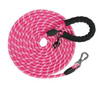 100FT Long Dog Leash for Dog Training, Lockable Hook Reflective Leash, Heavy Duty Dogs Lead Tie Out Rope for Large Medium Small Dogs Outside Walking, Playing, Camping, or Yard