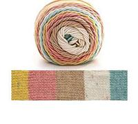 100g 193m Rainbow Segment Dyed Yarn 5 Strand Wool DIY Handmade Knitted Baby Sweater Hat Scarf Sofa Cake Yarn(24)