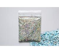 100g 1mm Silver Holographic Glitter Additive for Paint Emulsion Interior and Exterior Walls Ceiling Bedroom Wood DIY Paint Craft Decorating Paint Finish Home Water Based Paint Additive 1mm