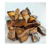 100g 2-4cm Tiger Eye Stone Raw Stone Rough Quartz Crystal YZWRWRMKTB