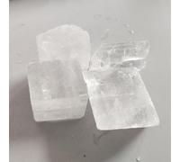 100g 3-5cm Orange Clear Spar Stone White Calcite Rough Gift